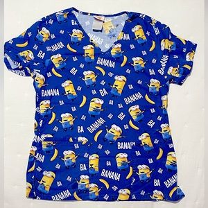 XS Minion Scrub Top